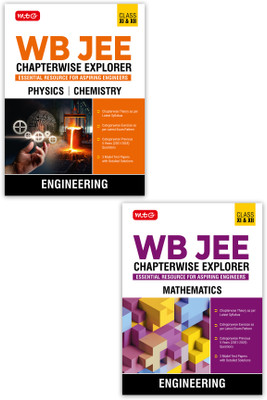 MTG WB JEE Chapterwise Explorer Physics, Chemistry & Mathematics For 2025-2026 Exam (Set Of 2 Books) - WB JEE Engineering Previous Years Solved Papers (PYQ Book)(Paperback, MTG Editorial Board)