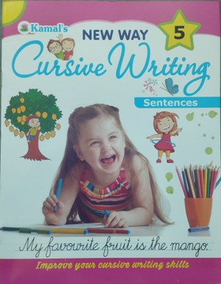 KCP- Cursive Writing Sentences (5) Book For All Children, Kids, Trace And Practice Handwriting Book, New Way Early Learning Book For Kids, Etc.,(Paperback, Kamal Book)
