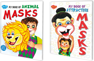Sawan Fun With Masks My Book Of Animal Masks And My Book Of Attractive Masks | Set Of 2 Mask Books(Paperback, Manoj Publications Editorial Board)