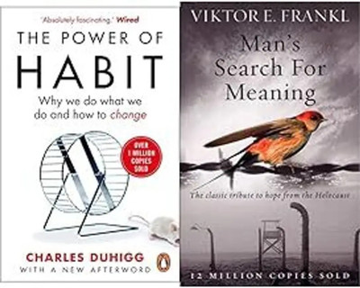 Generic Set. The Power Of Habit. Man's Search For Meaning. Combo Set Of 2 Books(Paperback, Self help)