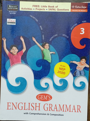 Gems English Grammar ICSE CBSE Class 3(Pepper back, Ratna Sagar pvt Ltd)