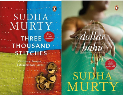 Three Thousand Stitches: Ordinary People, Extraordinary Lives+Dollar Bahu Sudha Murthy(Set Of 2books(Paperback, Sudha murty)