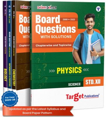 Std 12 Science Board Chapter-Wise Questions With Solutions For 2026 | HSC PCMB Maharashtra | Physics, Chemistry, Maths & Biology | Latest Exam Pattern & Solutions(Paperback, Content Team at Target Publications)