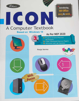 Rohan, Icon A Computer Textbook Class 3(Paperback, Pooja Verma)