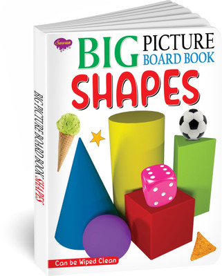 Big Picture Board Book Shapes | Can Be Wiped Clean(Hardcover, Manoj Publications)