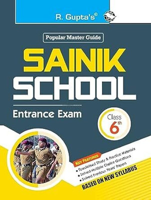 Sainik School Entrance Exam Guide For (6th) Class VI Paperback – 24 April 2024(Paperback, RPH Editorial Board)