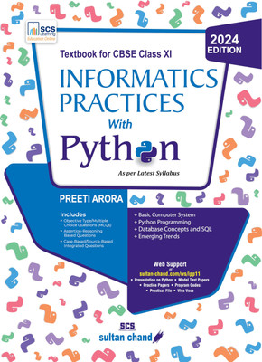 Informatics Practices With Python: Textbook For CBSE Class 11 (2024-25 Examination)(Paperback, Preeti Arora)