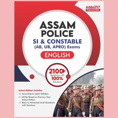 Assam Police Constable English Book (English Printed Edition) By Adda247(Paperback, Adda247 Publications)