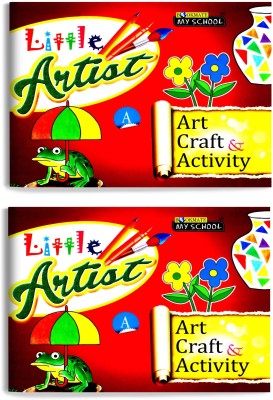 Combo 2 Book Of Little Artist - A (Art , Craft & Activity)(Paperback, Bookmate)