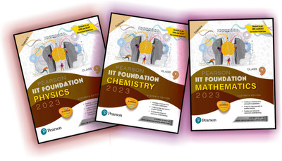 Class 9th IIT Foundation Physics + Chemistry + Maths Pearson India For 2023-24 Examinations Set Of 3 Books(Paperback, Trishna's) Class 9th IIT Foundation Physics + Chemistry + Maths Pearson India For 2023-24 Examinations Set Of 3 Books(Paperback, Trishna's)