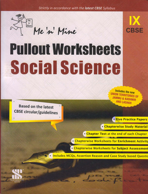 Me N Mine Pullout Worksheet Social Science For CBSE Class - 9 (Based On The Latest CBSE Circular/guidelines)(Paperback, Niti Arora)