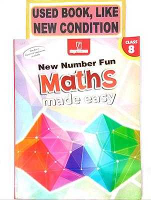 NEW NUMBER FUN MATHS Class-8 (Old Book)(Paperback, A. R. Kumar)