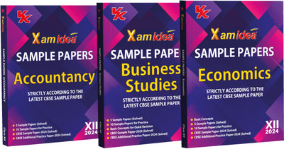 Xam Idea Sample Papers Simplified Bundle Set Of 3 Books (Accountancy, Business Studies, Economics) Class 12 For 2024 Board Exam |(Paperback, Xamidea Editorial Board)