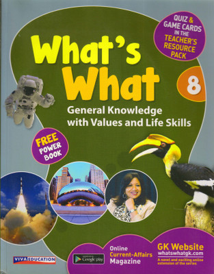 Viva, What's What Class - 8 General Knowledge With Values And Life Skills(Paperback, viva Educational team)