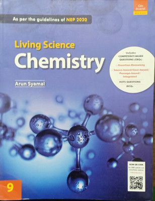 Living Science Chemistry Class 9(Pepper back, Arun syamal)