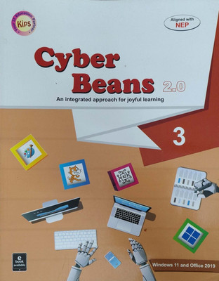 Cyber Beans 2.0 An Integrated Approach For Joyful Learning Class 3(Pepper back, Kips leaning)