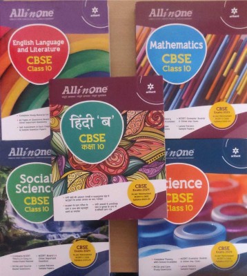 All In One Class 10 Combo 5 Book Set | Science + Socal Science + Maths + English + Hindi | B New Edition 2024 (Paperback, ARIHANT EXPERT)(Paperback, NA)
