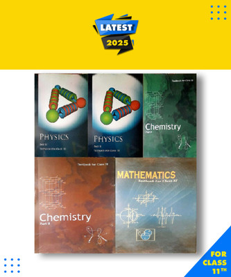 Physics Textbook Part - 1 And 2 , Chemistry Textbook Part - 1 And 2 , Mathematics Textbook For Class - 11(Paperback, NCERT)