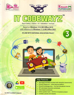 Edusoft, IT CODEWAYZ - 3(Paperback, GAGAN AGARWAL)