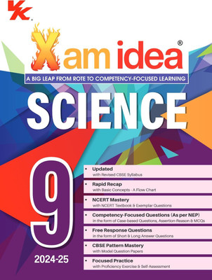 Xam Idea Science Class 9 Book | CBSE Board | Chapterwise Question Bank | Based On Revised CBSE Syllabus | NCERT Questions Included | 2024-25 Exam(Paperback, Xamidea Editorial Board) Xam Idea Science Class 9 Book | CBSE Board | Chapterwise Question Bank | Based On Revised CBSE Syllabus | NCERT Questions Included | 2024-25 Exam(Paperback, Xamidea Editorial Board)