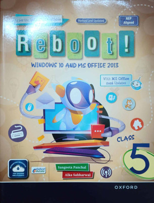 CISCE Reboot Windows And Ms Class 5(Pepper back, Sangeeta panchal)
