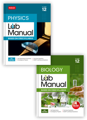MTG Lab Manual Class 12 Physics & Biology (Set Of 2 Books) | Based On CBSE Syllabus | Lab Experiments, Viva-Voce Question & NCERT Lab Manual Question(Paperback, Mtg Editorial Board)