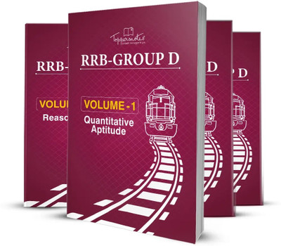 RRB Group D Railway Recruitment Board Exam Preparation Study Material, Set Of Books In English Medium, Latest Edition(Paperback, TOPPERSNOTES)