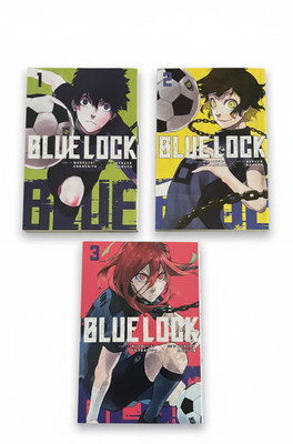 Blue Lock Volume 1-3(Paperback, Muneyuki KANESHIRO)