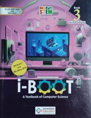 I-Boot A Textbook Of Computer Science Class 3(Peper back, Inventant Education)