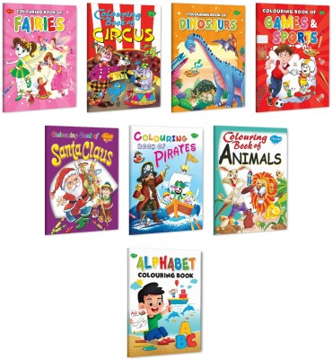 Gift For Kids 1 Year Boy | Pack Of 8 Colouring Books(Paperback, Sawan)