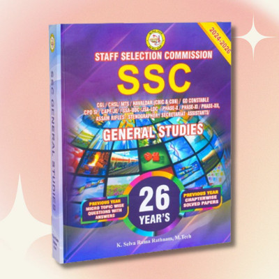 SSC GK 26 Yrs Q&A For UPSC Prelims & Mains By K. Selva Rama Rathanam(Paperback, K. Selva Rama Rathanam)