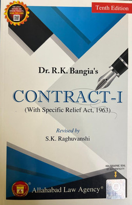 Contract 1 ( With Specific Reliefs Act ,1963 )(Paperback, Dr. R.k. Bangia)
