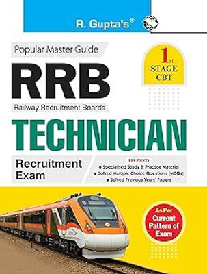 RRB: Technician – 1st Stage CBT Recruitment Exam Guide Paperback – 20 March 2024(Paperback, RPH Editorial Board)
