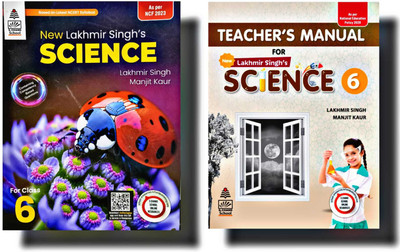 NEW Lakhmir Singh's SCIENCE WITH ANSWERKEY CLASS - 6 COMBO SET 2 BOOKS S CHAND PUBLICATION(Perfect Paperback, MANJIT KAUR)