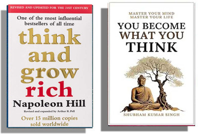 Arushibooks Combo: Best Of 2 Motivation Books Set You Become What You Think & Think And Grow Rich ( English )(Paperback, Shubham K. Singh, Napoleon Hill)