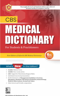 CBS Medical Dictionary For Students And Practitioners(Paperback, NA)