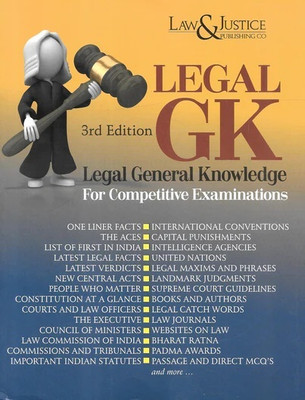 LAW & JUSTICE, Legal GK - Legal General Knowledge For Competitive Examinations 2023(Paperback, LAW & JUSTICE)