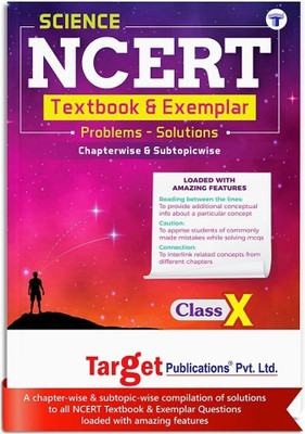 CBSE Class 10 Science Exemplar And Textbook | NCERT Class X Science Book With Problems & Solutions | Include Chapterwise & Subtopicwise Segregation Of Questions & Quick Review Before Exam(Paperback, Content Team at Target Publications)