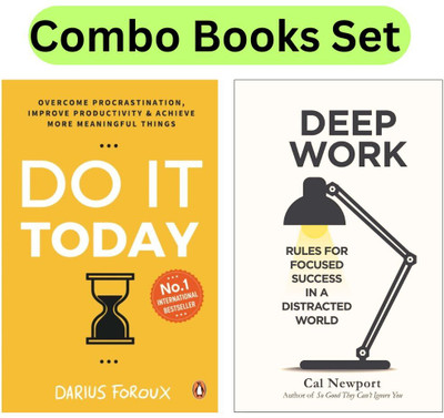 Do It Today & Deep Work : Rules For Focused Success (Combo Books Set)(Paperback, Darius Foroux, Cal Newport)