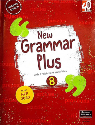 New Grammar Plus With Enrichment Activities Class 8(Paperback, FR FRANCIS M. PETER)