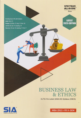 Business Law & Ethics MBA I-Year II-Sem (O.U) As Per The Latest (2022-23) Syllabus (CBCS) Latest 2023 Edition(Paperback, SIA Publishers & Distributors Pvt Ltd)