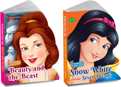 Baby Fairy Tale Story Books | Pack Of 2 Books | Cut Out Die Cut Shape Book For Kidss (V3)(Hardcover, Manoj)