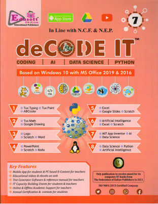 DeCODE IT For Class - 7 (CODING, AI, DATA SCIENCE, PYTHON)(Paperback, GAGAN AGARWAL)