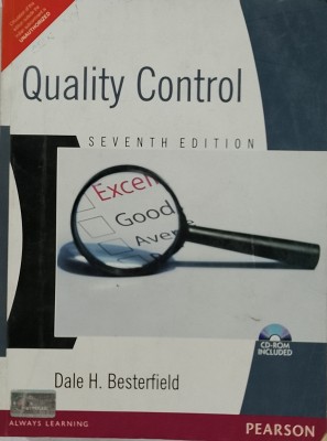 QUALITY CONTROL (Old Book)(Paperback, Dale H. Besterfield)