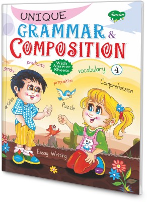 Unique Grammar & Composition � 4 Books For Kids : Grammar Composition Book For Kids, Learning Book For Kids, English Grammar Book(Paperback, Manoj Publications Editorial Board)