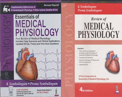 Essentials Of Medical Physiology Free Review Of Medical Physiology Includes Case Scenarios And Clinical Applications, Updated Mcqs, Theory And Viva Voce Questions By K. Sembulingam & Prema Sembulingam(Paperback, K. Sembulingam & Prema Sembulingam) Essentials Of Medical Physiology Free Review Of Medical Physiology Includes Case Scenarios And Clinical Applications, Updated Mcqs, Theory And Viva Voce Questions By K. Sembulingam & Prema Sembulingam(Paperback, K. Sembulingam & Prema Sembulingam)