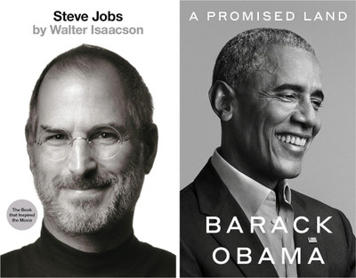 Combo Of 2 Books : Steve Jobs + A Promised Land - Combo Of 2 Books Set(Hardcover, Walter Isaacson and Barack Obama)