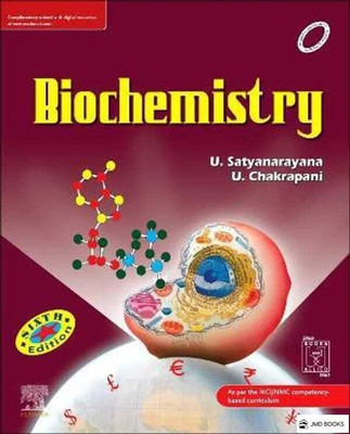 Biochemistry U. Satyanarayana U. Chakrapani Sixth Edition(Paperback, Hindi, JMD books)