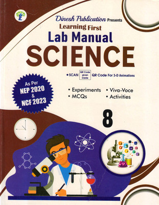Learning First Lab Manual Science Class - 8 CBSE Syllabus 2020-2023(Paperback, Dinesh)