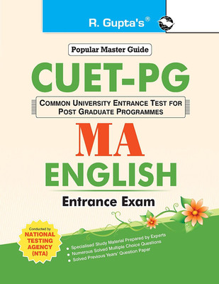 CUET-PG : MA English Entrance Exam Guide(Paperback, RPH Editorial Board)